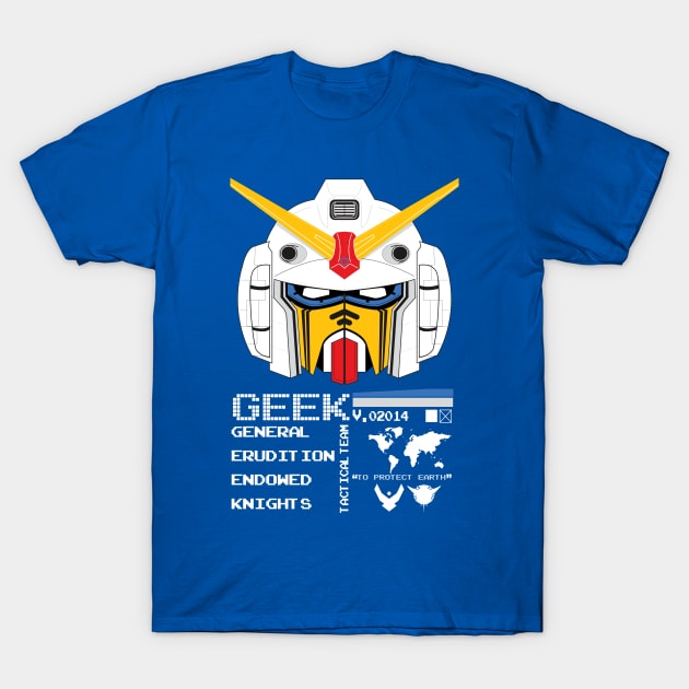 Vintage Geek Gundam ガンダムシリーズ T-Shirt by tokebi